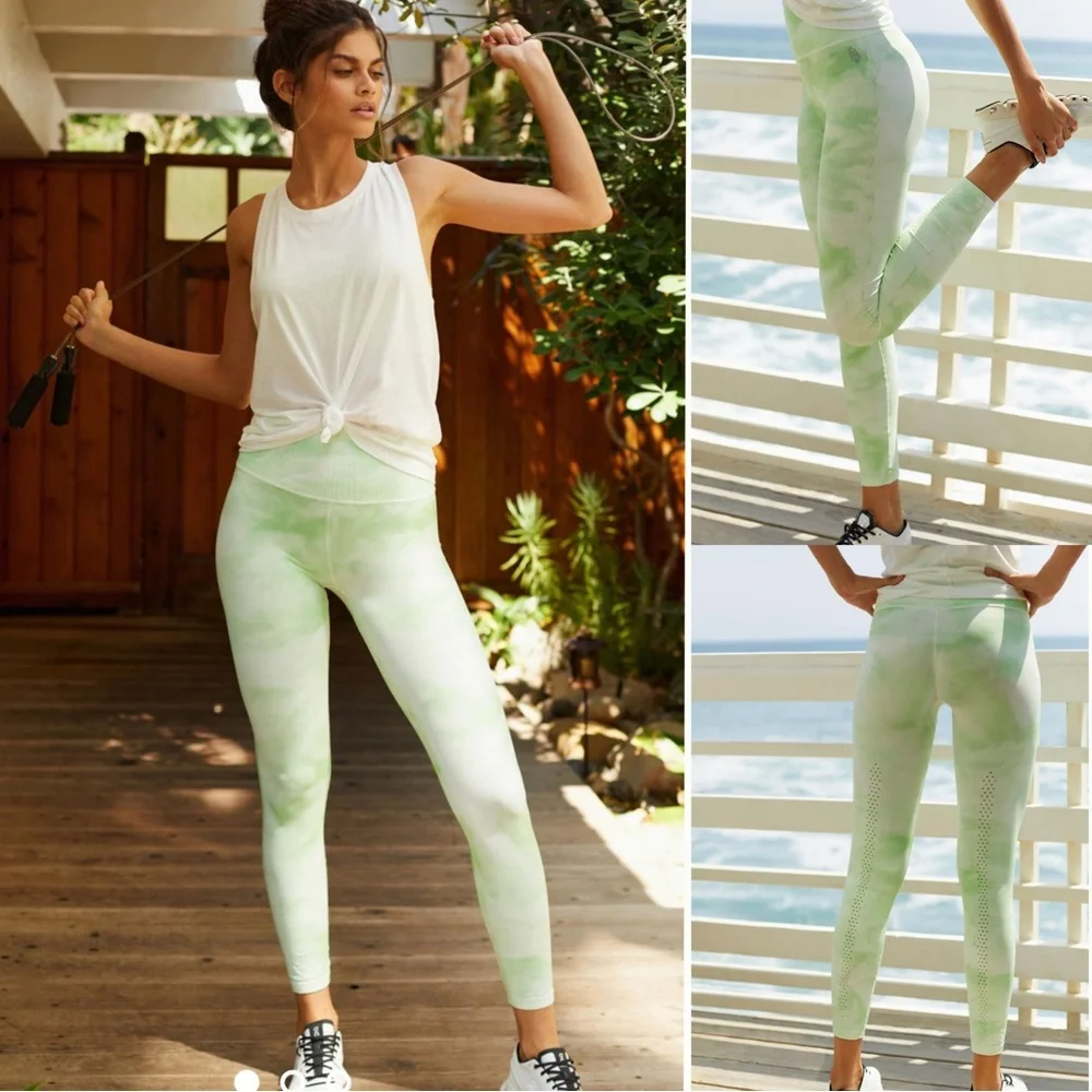 Free People | Anthropologie |  Tie-Dye Leggings - Picture 2 of 8